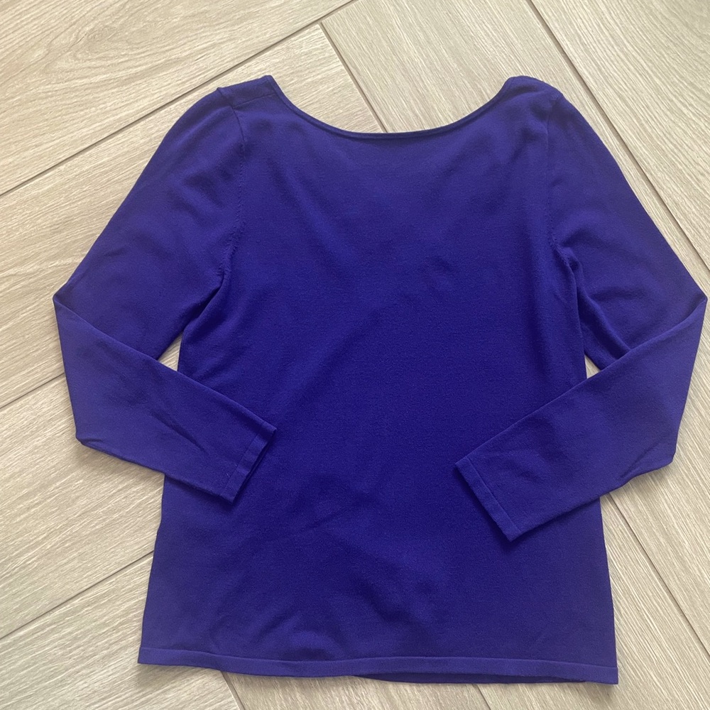 Lilly Pulitzer Galaxy Blue/Purple Liora Sweater Sz Medium